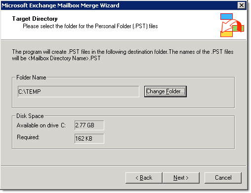 Folder Selection